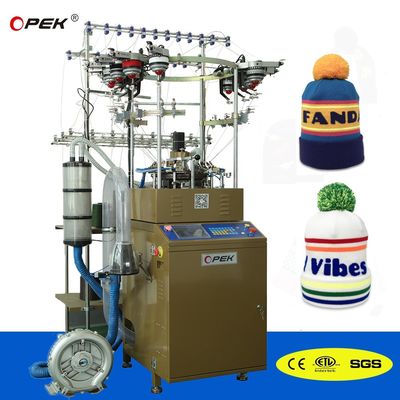 600set/month Knitting Beanie Cap Hat Making Machine με πιστοποιητικό ISO9001 CE
