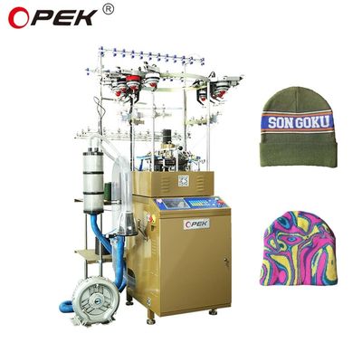 Προηγμένη αυτόματη πλεκτική μηχανή για Opek Fashion Beanie και Football Club Scarf