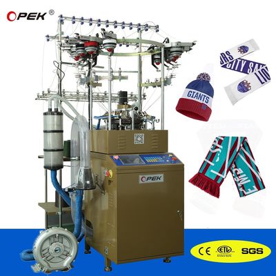Νέο 2024 OPEK Cap Machine για πλέξιμο καπέλα / μαντήλια 752 * 663 * 1418mm Warp πλέξιμο στυλ