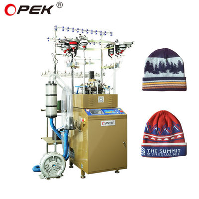 Εικονική οθόνη OPEK κυκλική μαντήλα Jacquard και καπέλο πλέξιμο μηχανή 9INCH διάμετρος κυλίνδρου
