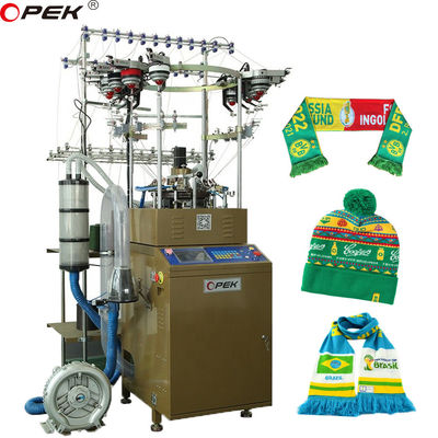 Μικρή διάμετρος Opek Ακρυλικό Beanie Καπέλο Ποδόσφαιρο μαντήλες πλέξιμο Μηχανή με 90-120RPM