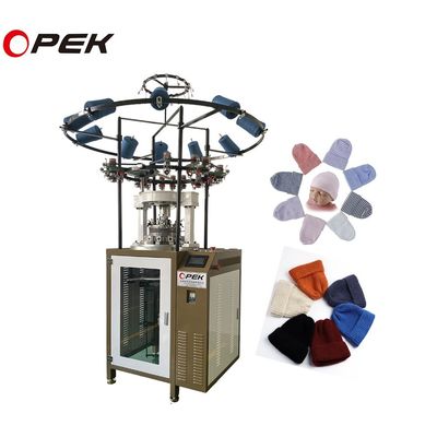 Warp Knitting Style OPEK 2024 Hip Pop Fashion Ribbed Beanie Machine με ταχύτητα 80RPM