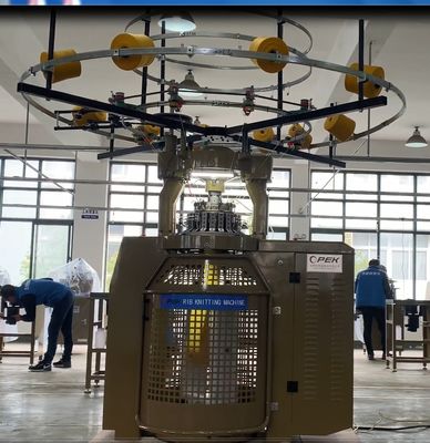 Αυτόματη μηχανή πετρελαίου OPEK365-R Rib Tubular Circular Knitting Machine