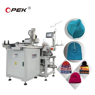 OPEK-300HS αυτόματη μηχανή ραπτικής καπέλων Υπολογιστική λειτουργία Διαμόρφωση επίπεδου κρεβατιού