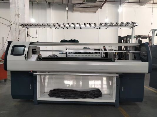 Ταχύτητα 3.5G Διπλό Σύστημα Jacquard πουλόβερ πλέξιμο μηχανή σε 2500 * 850 * 1600mm Μέγεθος