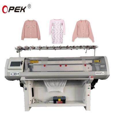 16GG Πλήρως Jacquard Flat Knitting Machine Διπλό Σύστημα 52 ιντσών για υψηλή παραγωγή