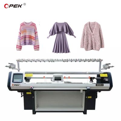 52 ίντσες πλάτος πλέξιμο Γερμανία βελόνα Jacquard επίπεδη πλέξιμο μηχανή για μαλλί πουλόβερ