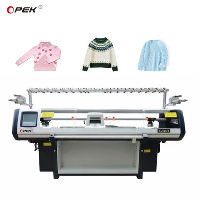 Πλήρως Jacquard Flat Knitting Machine Διπλό σύστημα Υπολογιστική πώληση για τζουίτερ