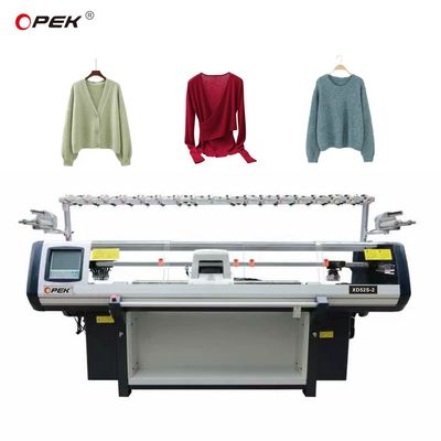 Πλήρως Jacquard Flat Knitting Machine Διπλό σύστημα Υπολογιστική πώληση για τζουίτερ