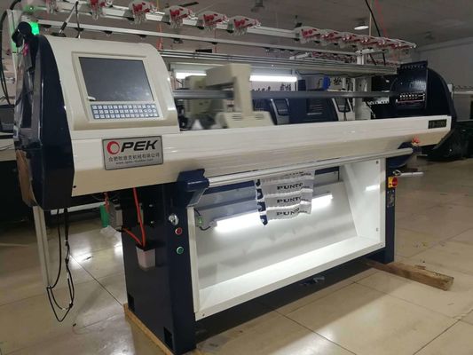 Ηλεκτρονική μηχανή πλατιού πλέξιμου Jacquard για πλέξιμο πλέγματος και κατασκευή κολάρου