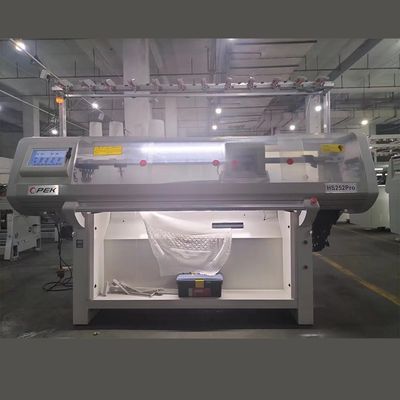 Πλήρως Jacquard Flat Knitting Machine 52 ιντσών 36-100 ιντσών όλα 12G 14G 16G Διπλό Σύστημα