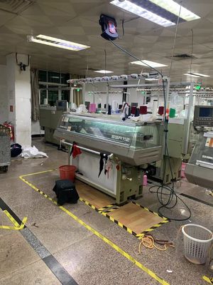 Σπίτι πλέξιμο μηχανή 80 ίντσες για χαμηλό κόστος συντήρησης και διπλό κολάρο μεταφοράς