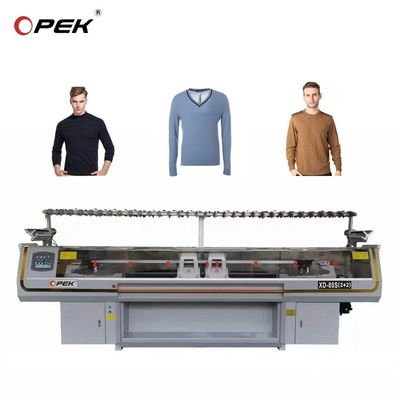 Πλήρως Jacquard Flat Knitting Machine 650 KG Double System 52 ιντσών για την οικιακή παραγωγή