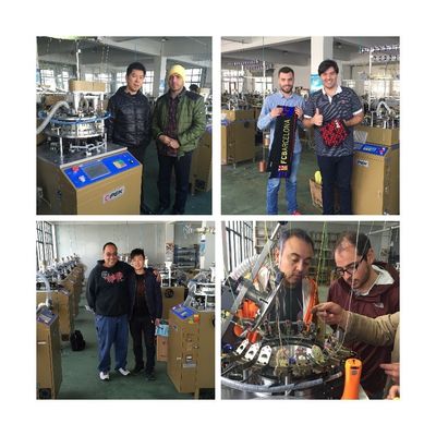 Εικονική οθόνη Opek πλέξιμο Slouch Beanie Hat Making Machine με πλήρως αυτόματο συναγερμό