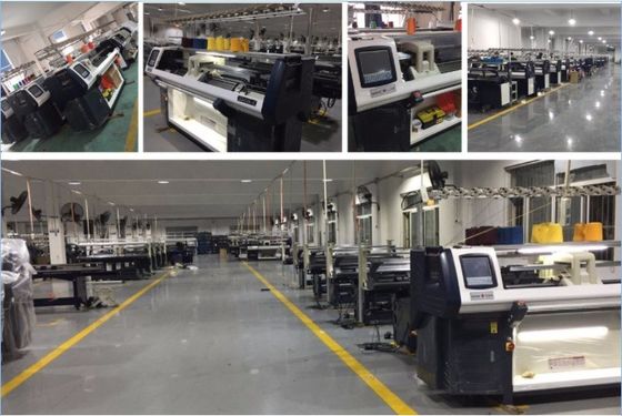 52 ιντσών OPEK 12 μεγέθους Υπολογισμένη επίπεδη πλέξιμο μηχανή με 1 1 σύστημα μεταφοράς