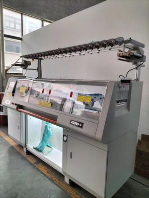 3 Σύστημα 14g παπούτσια Επάνω πλέξιμο Μηχανή με 36 ιντσών 2350 * 950 * 1700mm με υλικά
