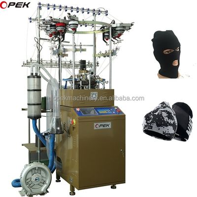 160N-360N βελόνες Single Jersey Jacquard Cap Making Machine για την παραγωγή 500 τεμάχια / ημέρα