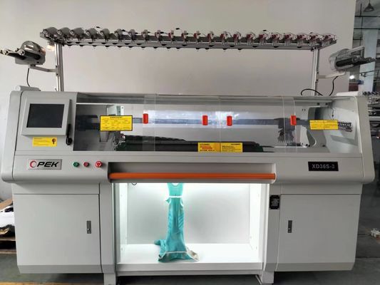 1.5 W Πλατεία πλέξιμο μηχανή για τα επάνω μέρη παπουτσιών Προσαρμόσιμες επιλογές