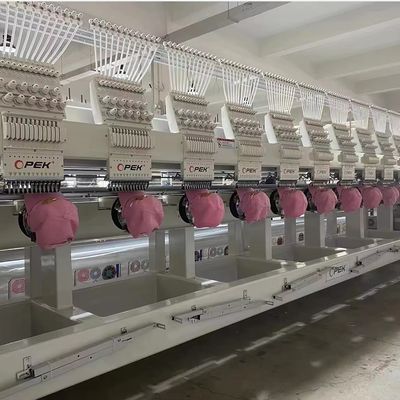 652*150cm Μέγεθος Εργασιακού Τραπεζιού Tajima 12 Κεφαλοένδυση Μηχανή για Καπέλα και Τελειωμένα Ενδύματα