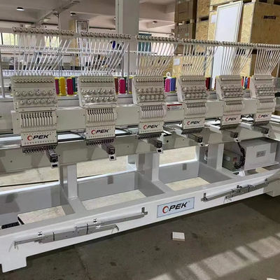 110V-220V Ενσωματωμένο σε 6 κεφαλές Μηχανή Έλεγχου Ηλεκτρονικού Έλεγχου για Μέγιστη Επεξεργασία Περιοχής 400 * 450mm
