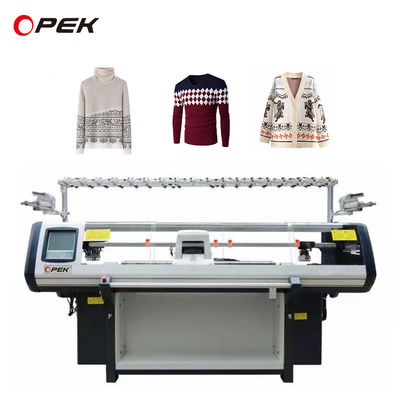 Τρία Συστήματα 14 Gauge 3D 4D 5D Flying Shoe Jogger Upper Flat Knitting Machine