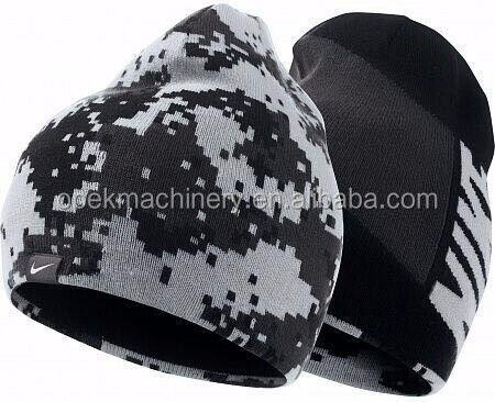 Κίτρινη Jacquard Cap παραγωγή OPEK Muslim Cap πλέξιμο μηχανή με πλήρως αυτόματο συναγερμό