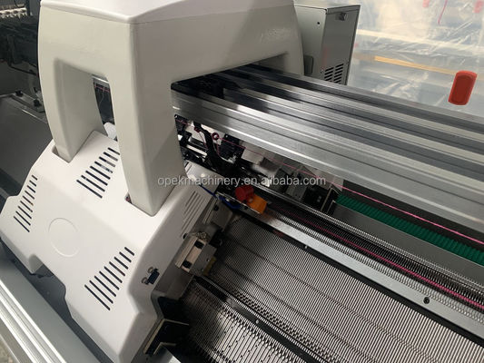 Τελευταία 12 μεγέθους Jacquard μονό καροτσάκι επίπεδη πλέξιμο μηχανή για Hengqiang σύστημα
