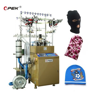 1 W OPEK υψηλής ταχύτητας Jacquard Hat πλέξιμο μηχανή Αυτο λιπαντική για απρόσκοπτη λειτουργία