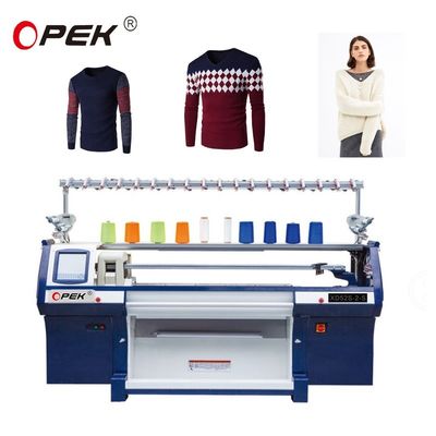 Μηχανή πλέξης πουλόβερ Jacquard υψηλής ταχύτητας για απρόσκοπτο επίπεδο πλέξιμο