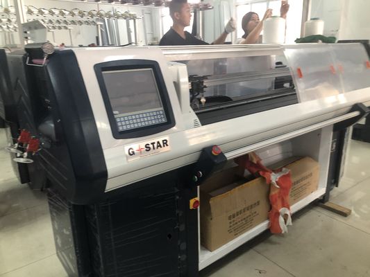 Μηχανή πλέξης πουλόβερ Jacquard υψηλής ταχύτητας για απρόσκοπτο επίπεδο πλέξιμο