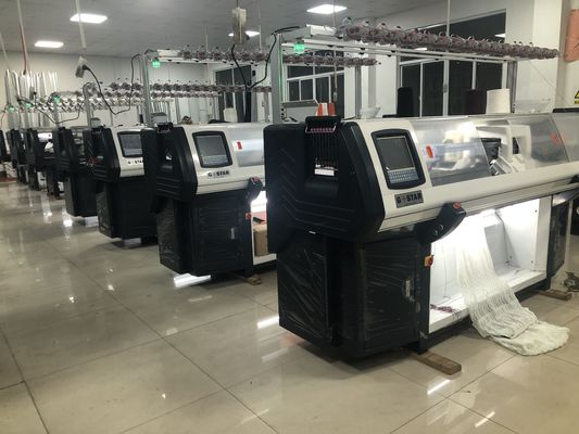 Μηχανή πλέξης πουλόβερ Jacquard υψηλής ταχύτητας για απρόσκοπτο επίπεδο πλέξιμο