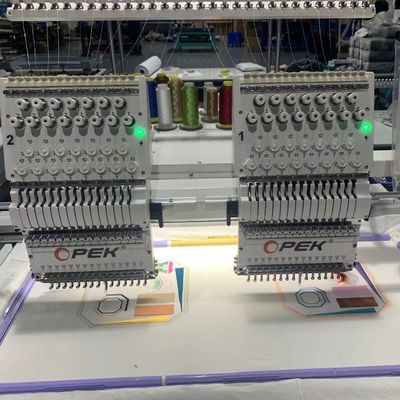Φορητή μηχανή υπολογιστικής κέντησης 2 κεφαλών με ισχύ 600W και έκταση 450*440 mm