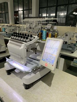 ακρίβεια OPEK 15 χρώματα μονοκεφαλής Υπολογιστική μηχανή κεντήματος για βιομηχανικά