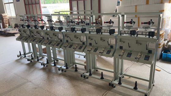 1100m/min Μεγάλη ταχύτητα Κωνικό σε Κωνικό Εργαστήριο Επίδεξης Λευκό χρώμα για ταχεία και παραγωγική