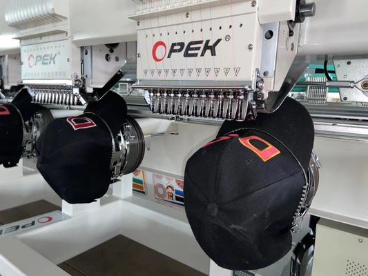 Μηχανή κεντήματος 8 κεφαλιών Opek με διάστημα 500 mm ανά κεφαλή και μέγεθος τραπέζι εργασίας 60 * 60 cm