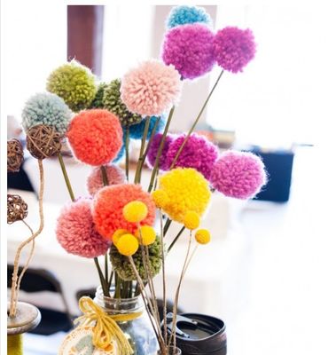 Μεγάλη χωρητικότητα δαντέλα Wool Ball Pompom Making Machine 5000-11000 κομμάτια ανά ώρα Απόδοση