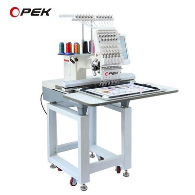 110V-220V OPEK μονόκεφαλο καπέλο μηχανή κεντήματος με οθόνη αφής Dahao 10inch A15