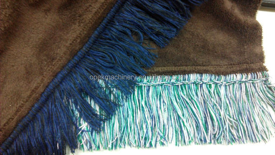 1.2m/S Ταχύτητα OPEK Αποτελεσματικότητα Cap Scarf Fringe Making Machine για πλεγμένες μαντήλες