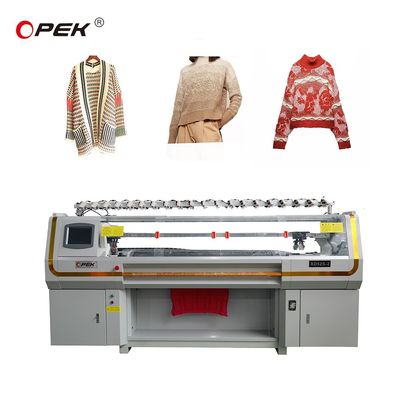 Υψηλής ταχύτητας 12G 52inch Flat Knitting Machine για τις απαιτήσεις εμπορικής παραγωγής πουλόβερ